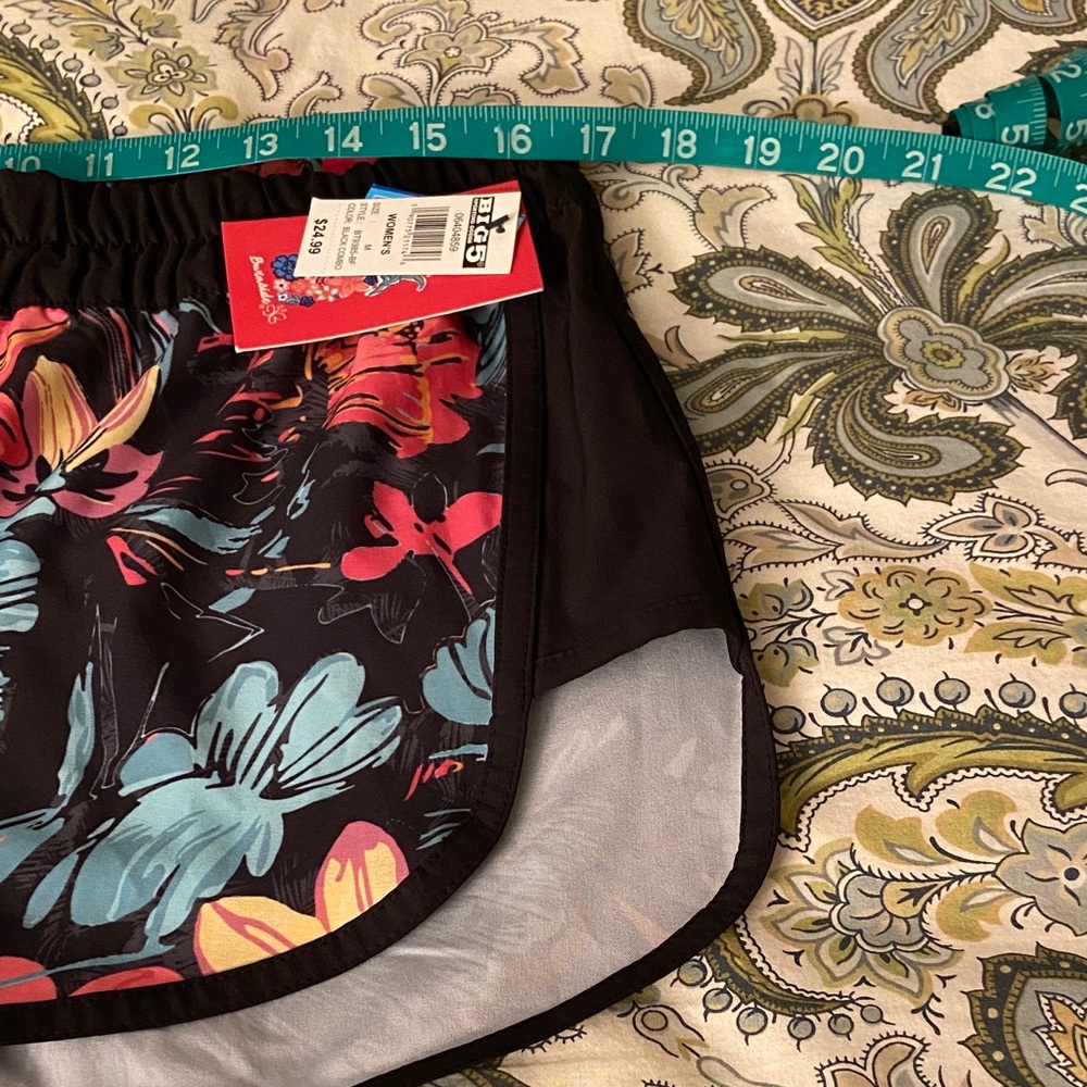 Burnside Multicolor Tropical Patterned Surf Shorts NWT size M - Picture 12 of 13